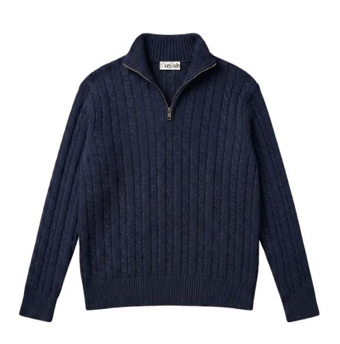 Marcello Half Ziper Blue